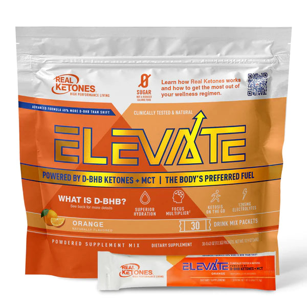 Real Ketones Elevate (10 Pack Loose) - Orange Flavour